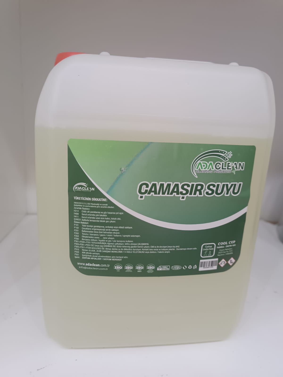 Ada Clean  Çamaşır Suyu 20 kg