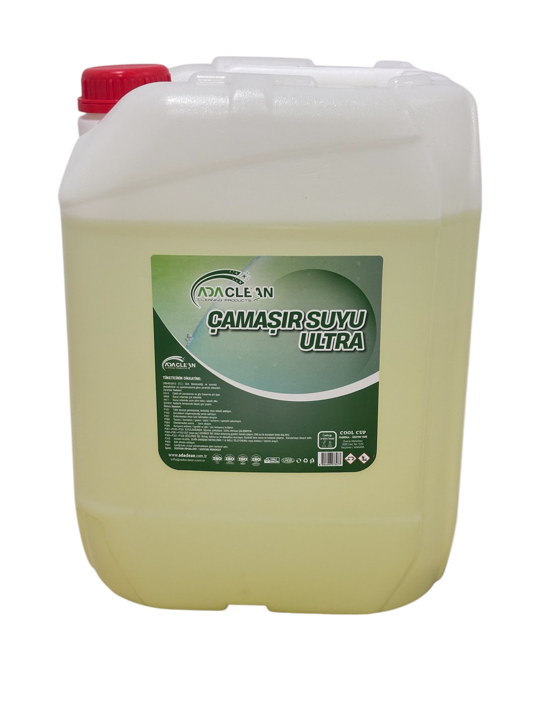 Ada Clean Ultra Çamaşır Suyu 20 kg